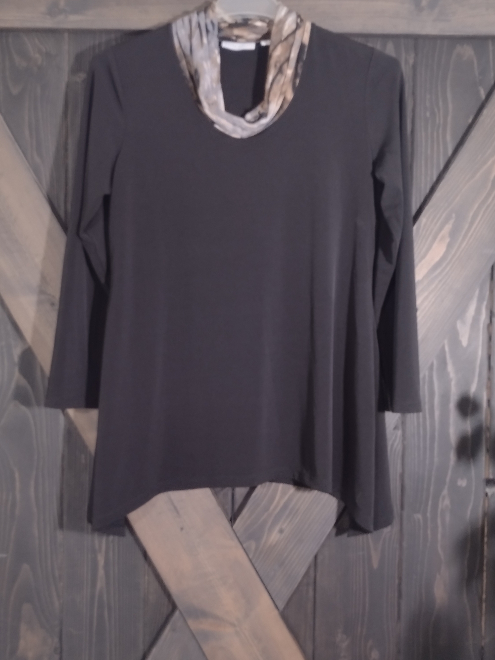 Susan Gravers Scarf Collar Women's Tunic Size Small